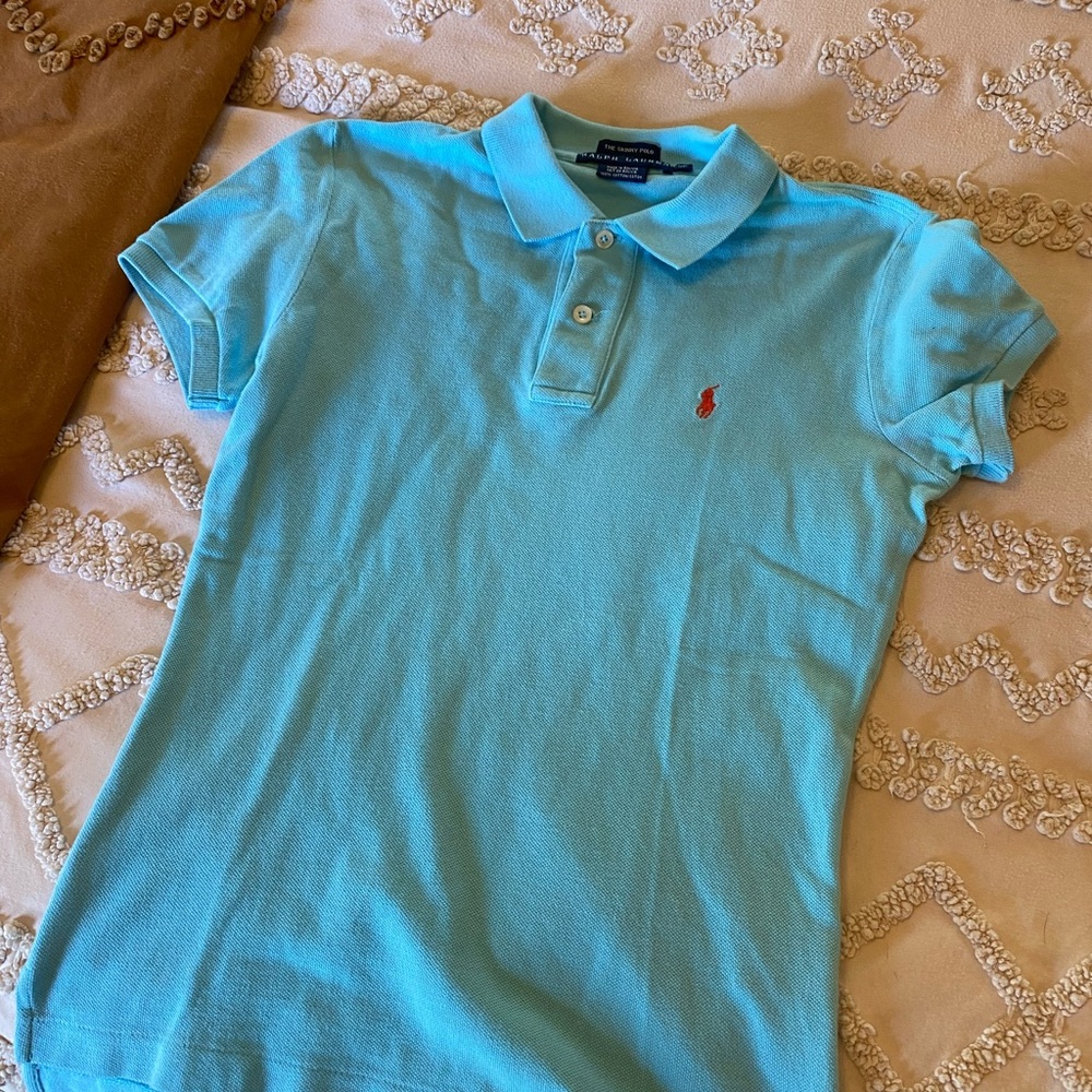 Ralph Lauren Kids Teal Polo Shirt